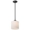 Nuvo Warren - 8 Inch Pendant - Gun Metal with Satin White Glass 60/8036 - alternate 6